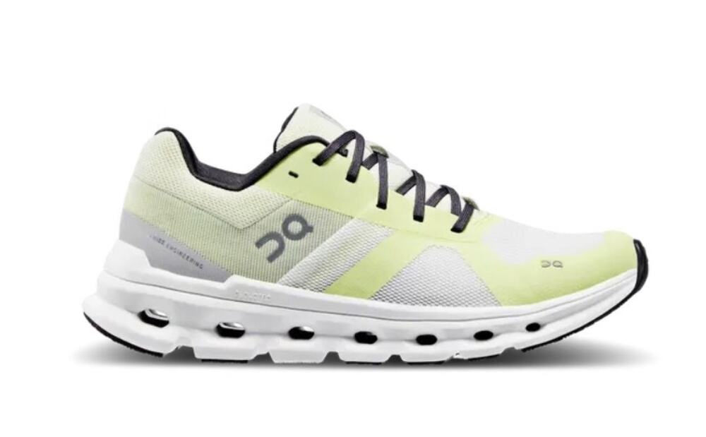 On Cloud Cloudrunner Womens Sz 8 White/Seedling Running Sneakers Shoes
